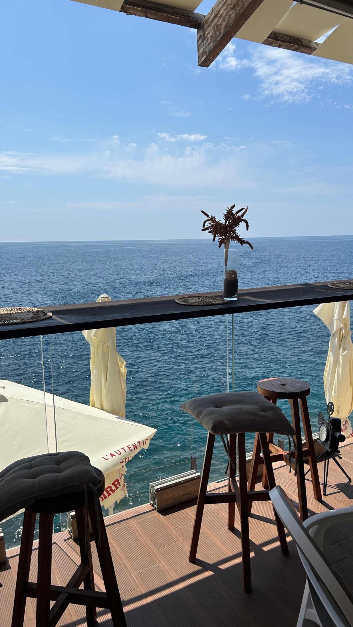 Restaurant mit Meerblick in Dobra Voda